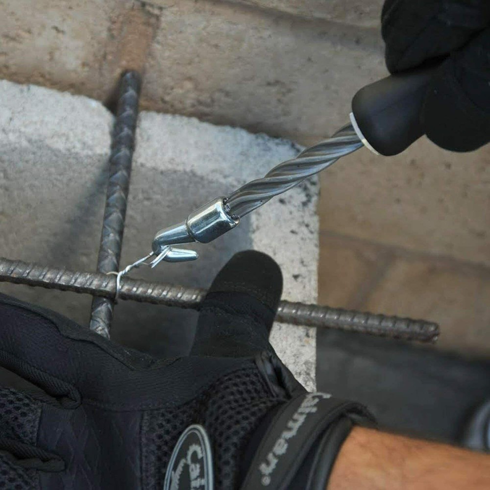 Semi-Automatic Rebar Hook Steel Bar Binding Hook Wire Tying Tools Twister Pull