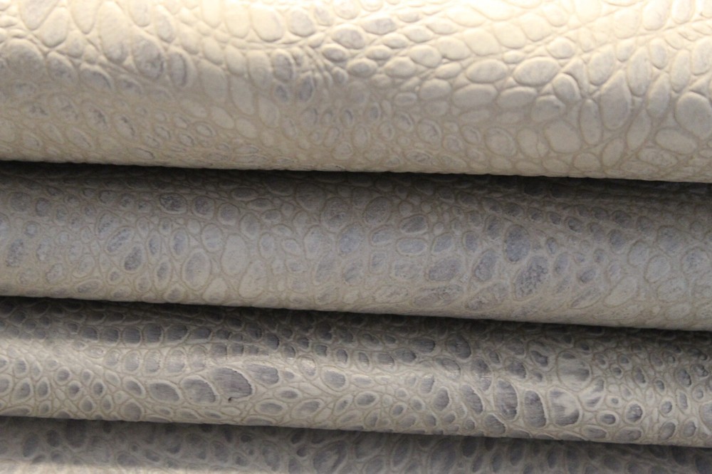 Soft Blue Croc (Various Sizes) Thin but slightly stiff ZE 3