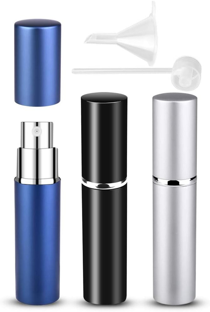 Portable Mini Refillable Perfume Bottle, 3 Pcs Travel Size Perfume Atomizer Empt