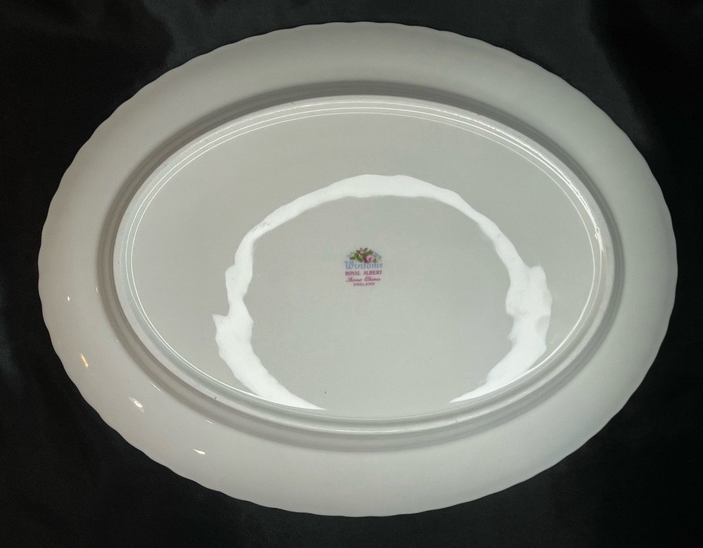 ROYAL ALBERT “Winsome” Bone China 13” Oval Serving Platter EUC