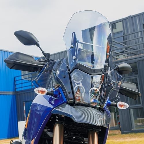 Motorcycle Front Windshield Windscreen Compatible with Yamaha Light Smoke