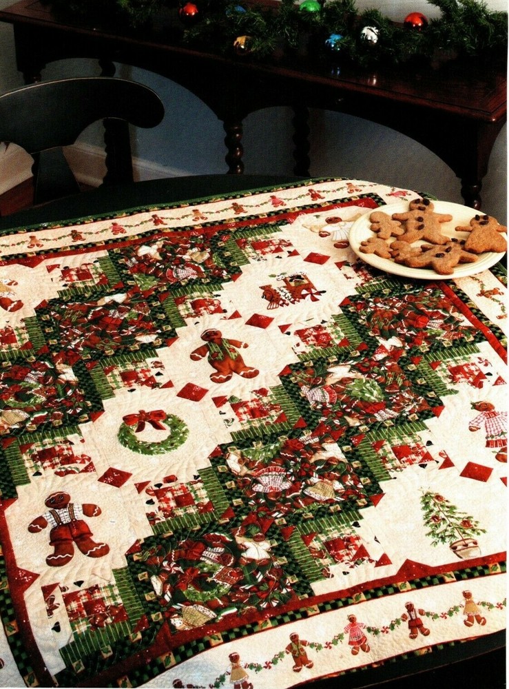 Gingerbread Cabins Quilt Pattern Pieced PC