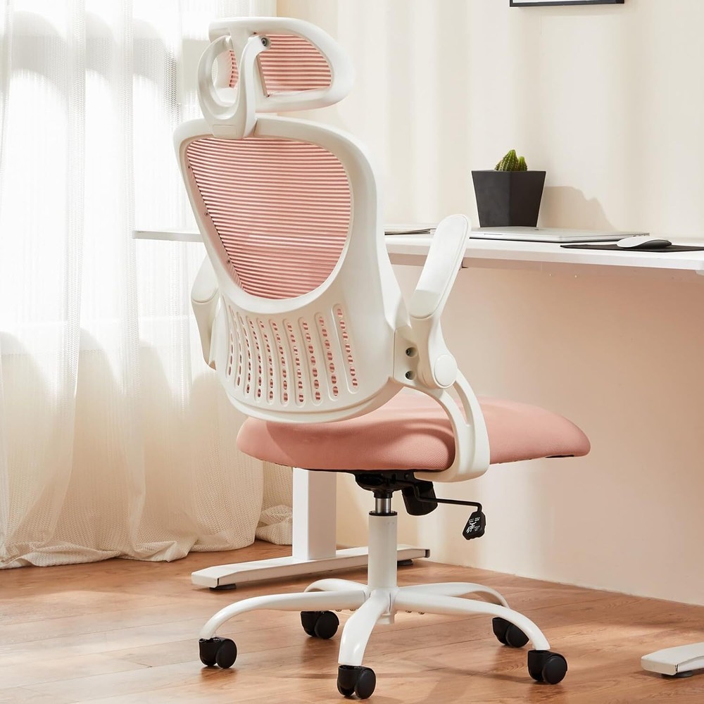 Mesh Rolling Office Chair Ergonomic Computer Chair High-Back Work Task Chair
