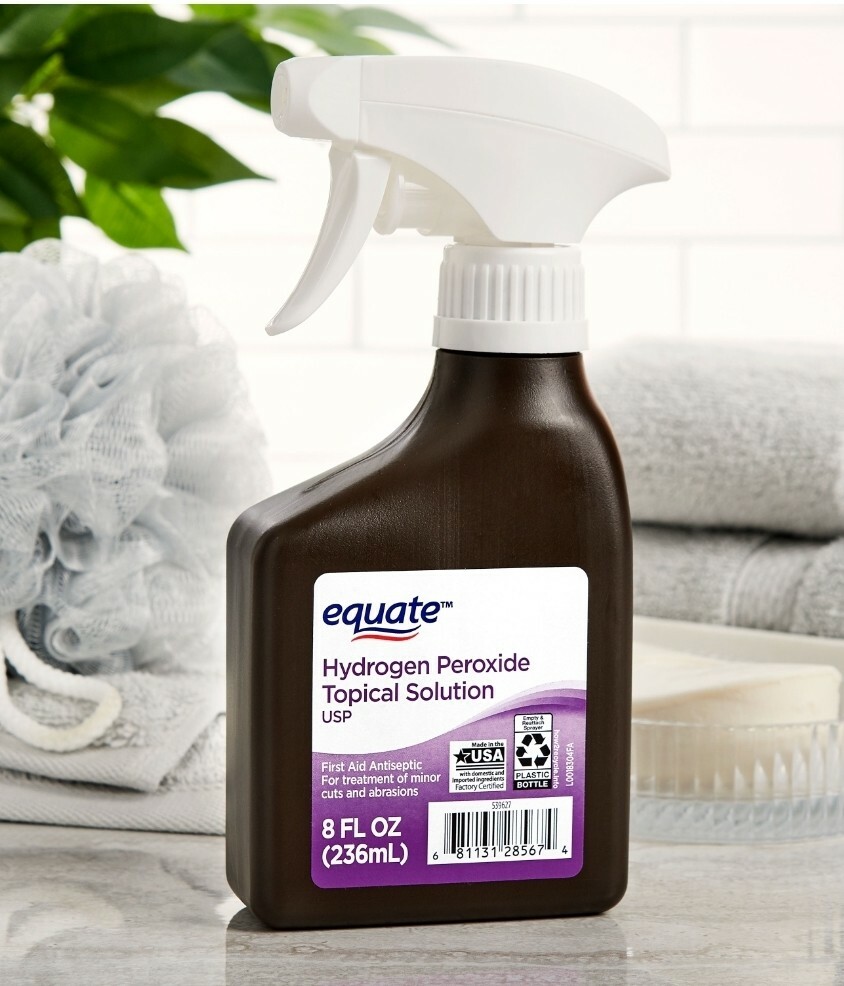 Equate 3% Hydrogen Peroxide Liquid SPRAY Antiseptic, 8 fl. oz. PACK