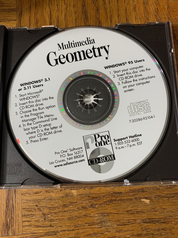 Multimedia Geometry PC Cd