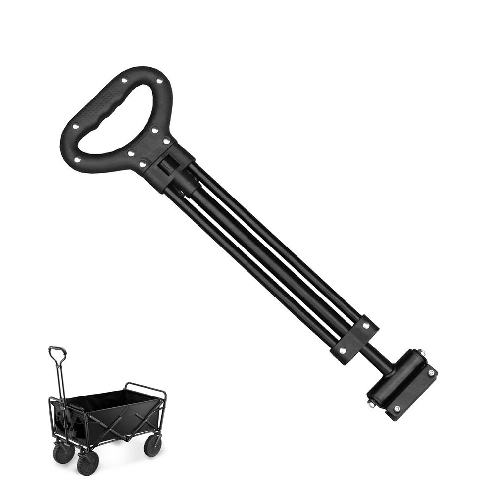 Wagon Cart Pull Handle Spare Replacement Telescoping Rod For Camping Trolley New