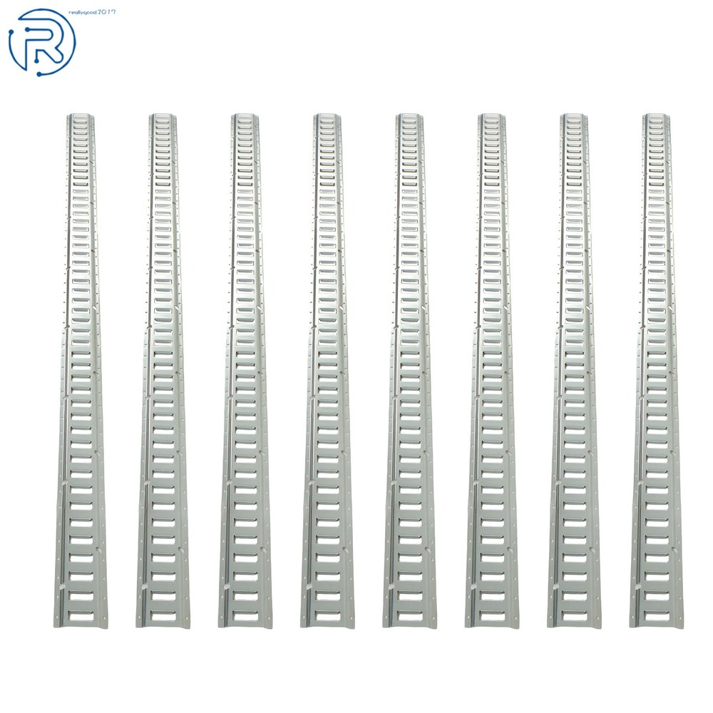 Durable Heavy Load 8 Pcs E Track Tie Down Rail System 8' High Quality Galvanized