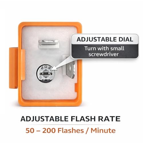 2-Pin LED Turn Signal Flasher Relay2v, Adjustable Speed (Pack) 1