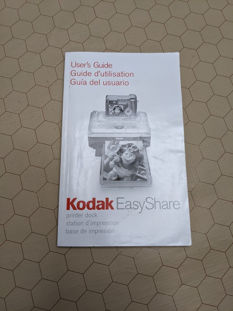 Kodak EasyShare Printer Dock & Camera Bundle Untested w/ Manual Software & Paper