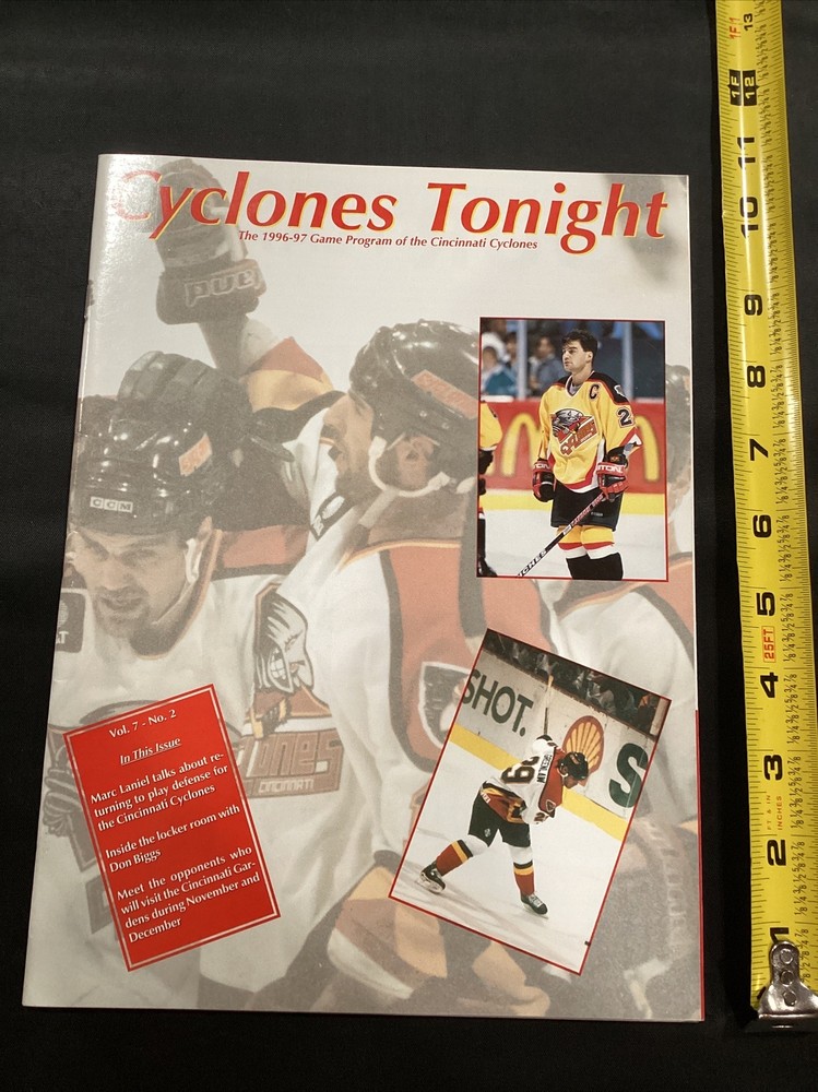 1996-1997 Cincinnati Cyclones Hockey Program