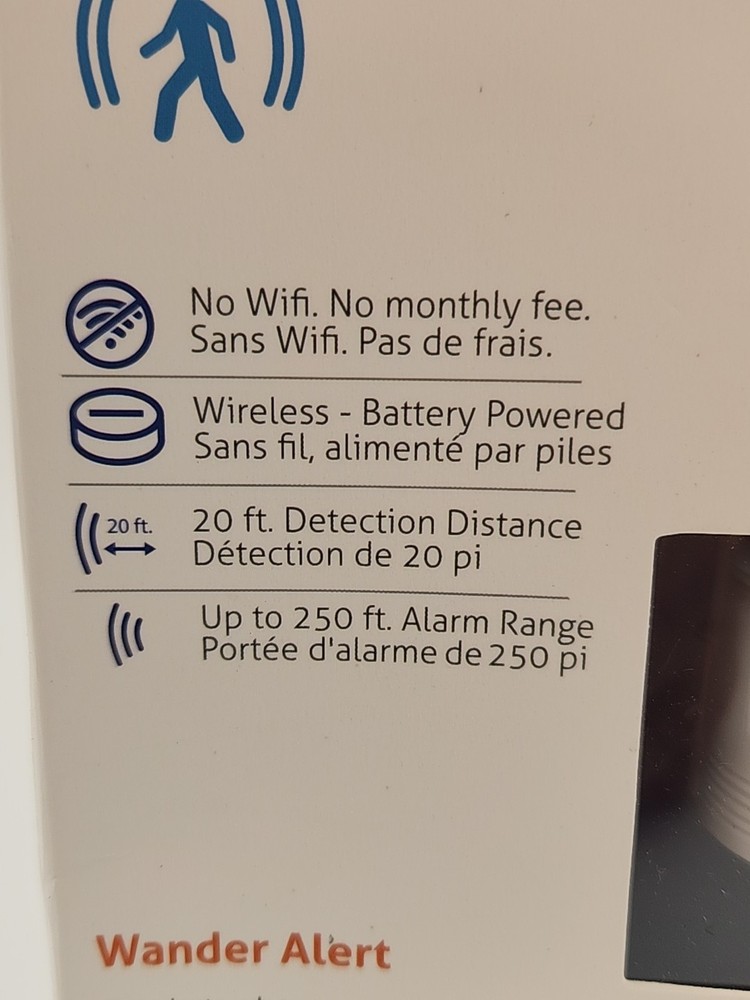 SMPL Wander Alert Add-On Motion Sensor