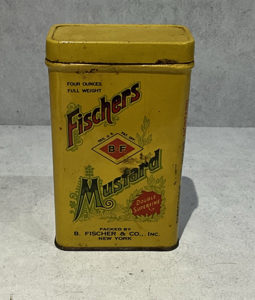 Vintage Fischer’s Mustard Tin
