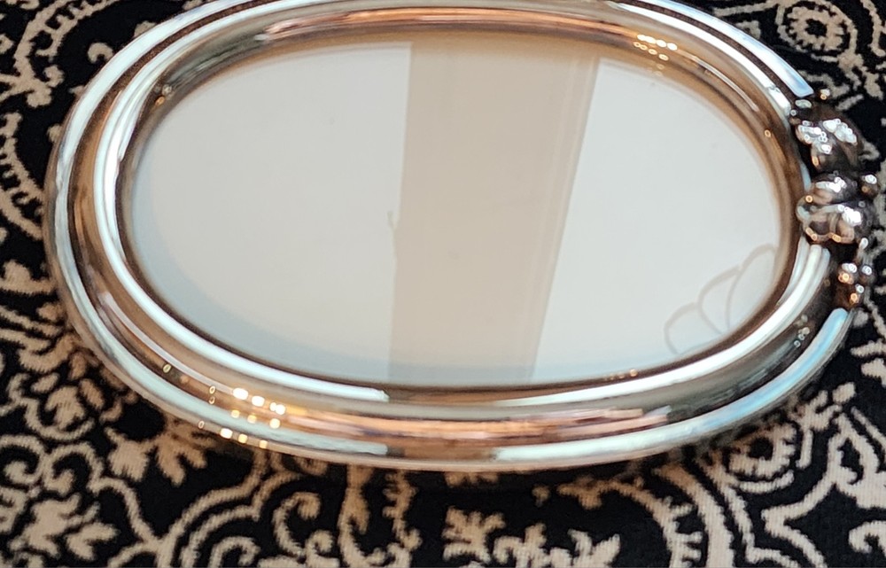 VINTAGE Georg Jensen Sterling Silver Oval Frame | Model # 425