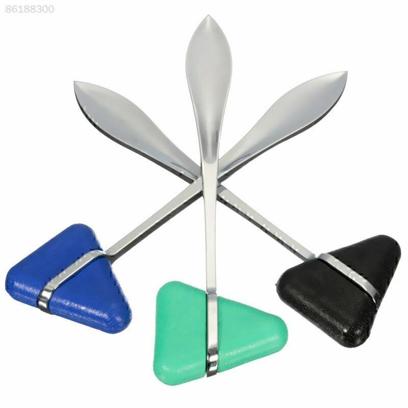 EFD7 Medical Useful Stainless Steel Handle Reflex Percussion Hammer Check Tool