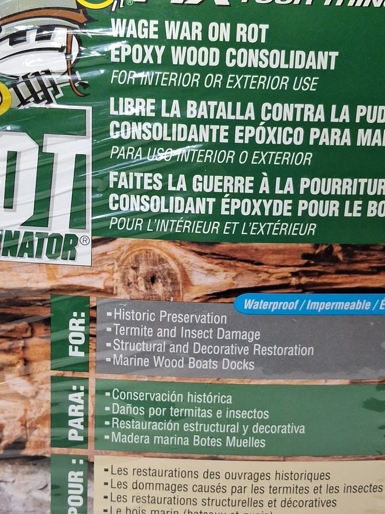 PC-Rot Terminator Epoxy Wood Hardener PC-Rot Terminator Amber 24 oz