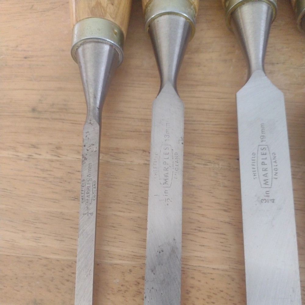 4 Piece Marples Ridgway Wood Chisel Set