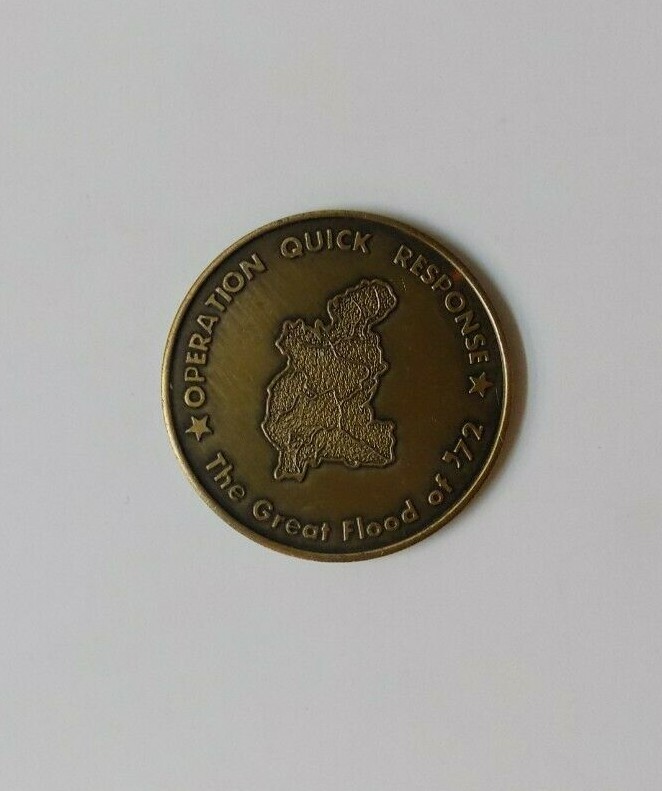 1972 US ARMY Engineer District Baltimore Operation Quick Response Challenge COIN