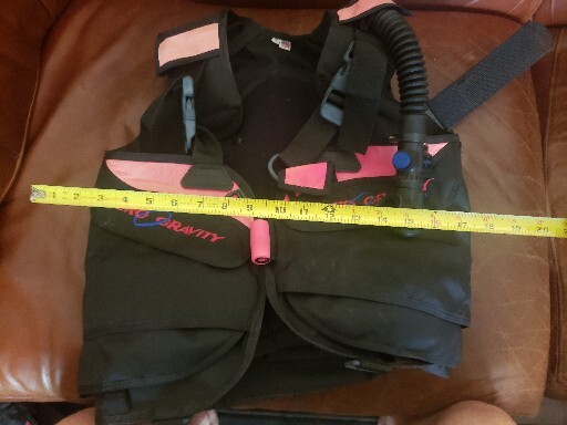 SeaQuest Zero Gravity Bouyancy Compensator BC Scuba - Size SMALL S