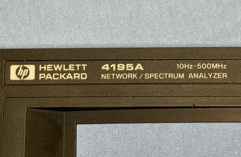 HP Hewlett Packard 4195A Network / Spectrum Analyzer 10Hz-500MHz Front Panel