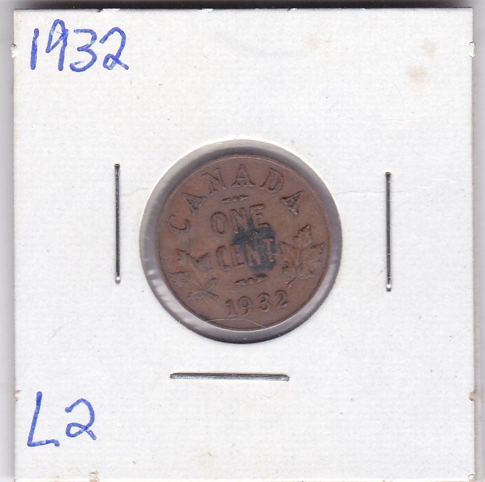 1932 Canada One Cent L2
