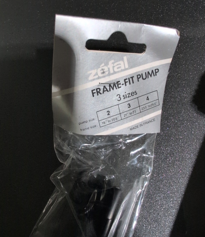 zefal SP3  frame pump Road Bike