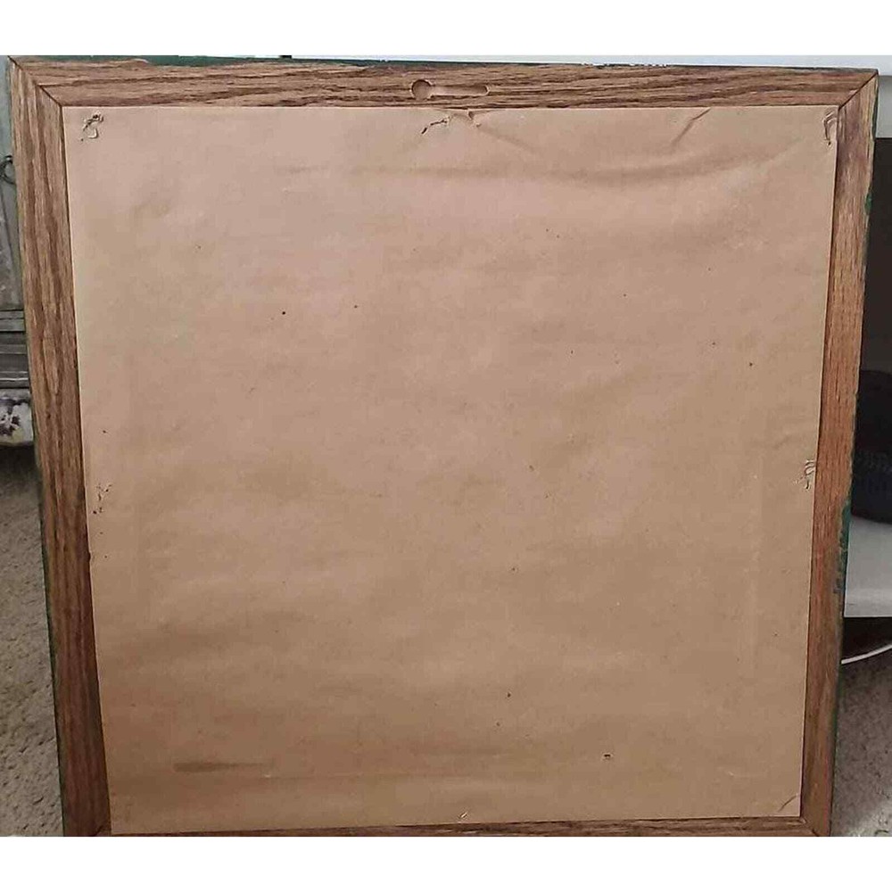 Framed quilt square art