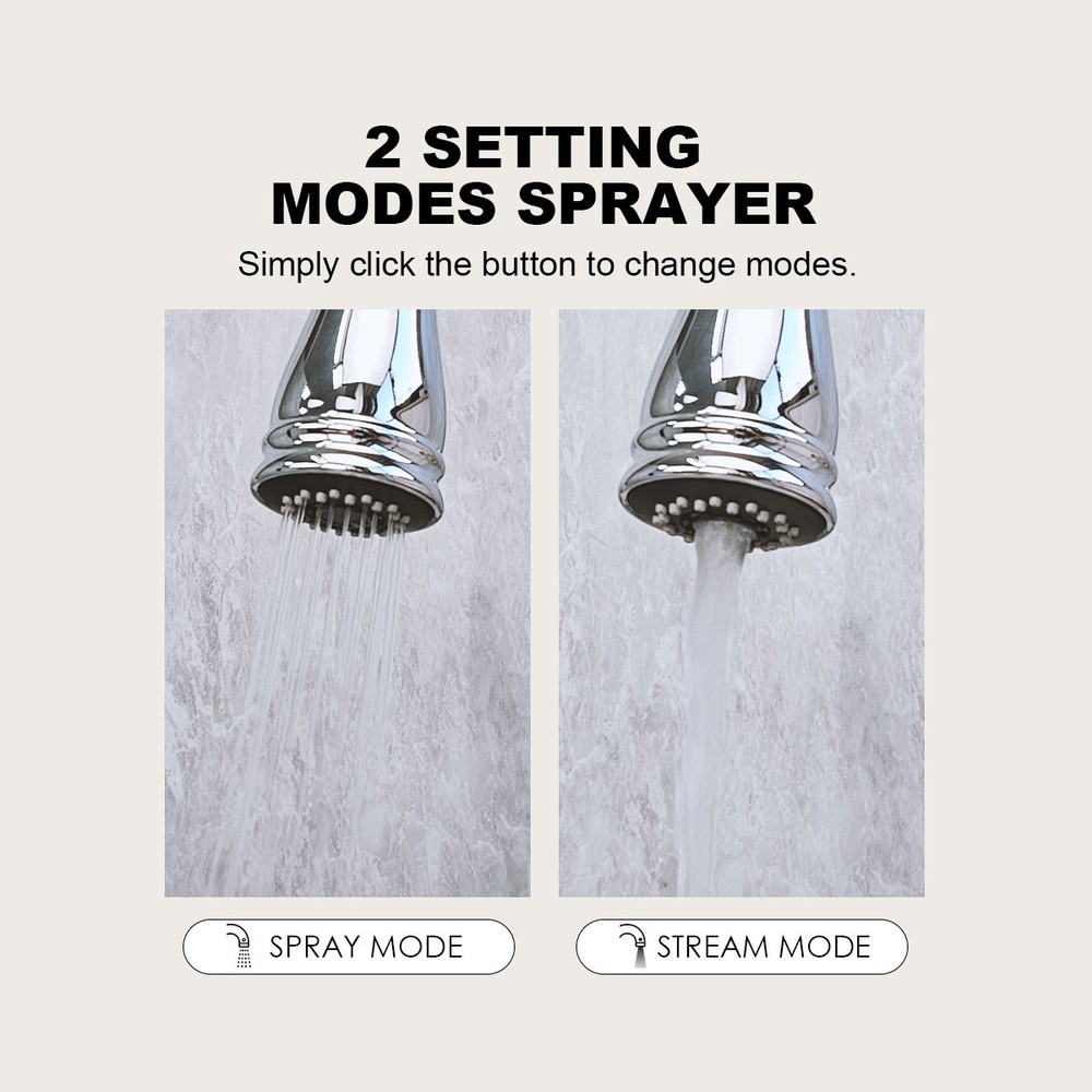 RELIAFLO Pull Down Kitchen Faucet in Polished Chrome - D11018-01