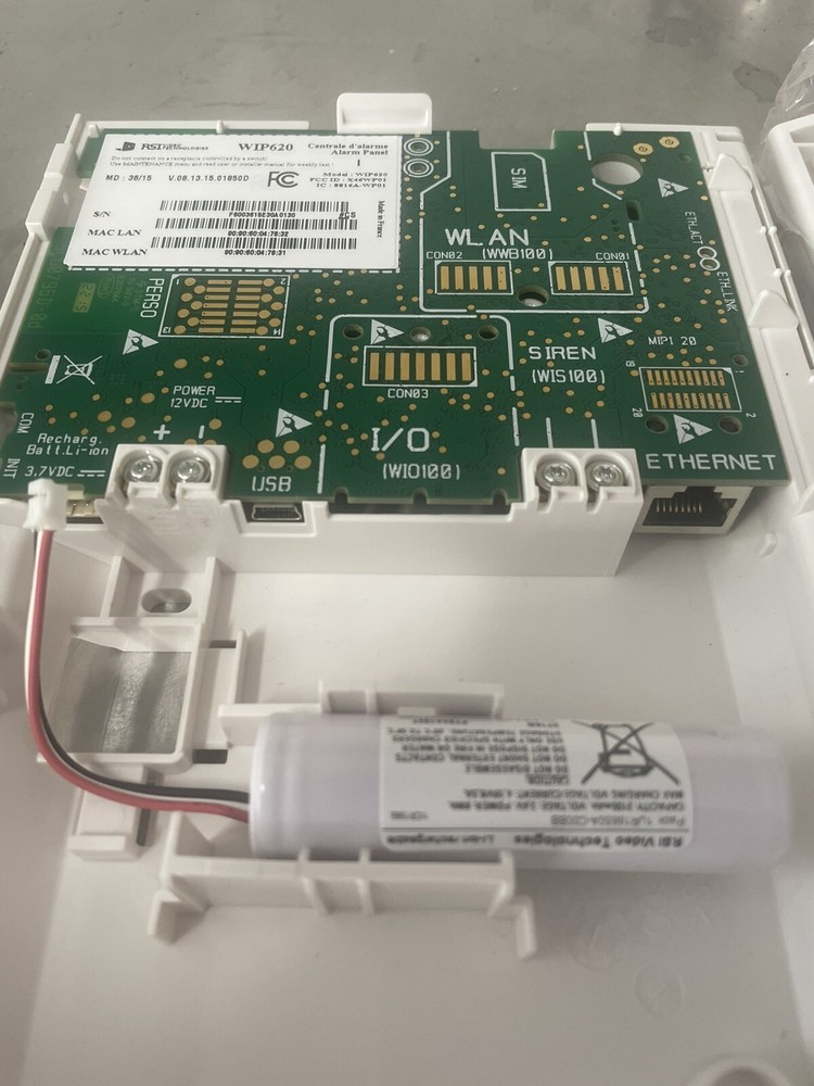WIP620 - Videofied Indoor Wireless Control Panel w/Ethernet Connection