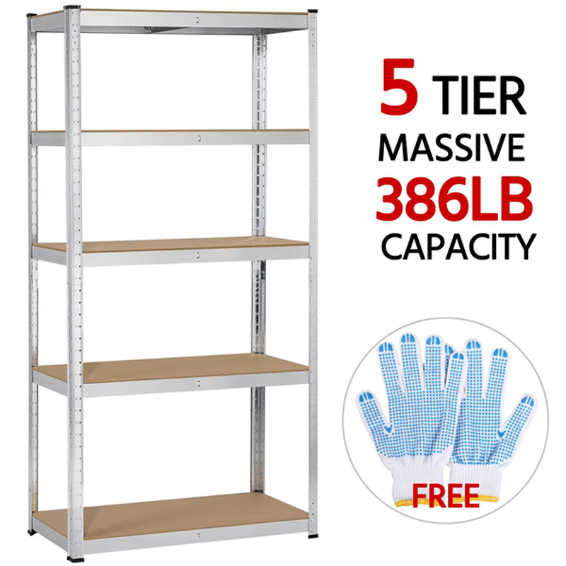 Adjustable Storage Rack for Garage Shelving or Home Office
