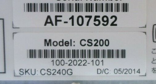 Nimble Storage CS200 Storage Array 16x 3.5" Bay Dual Controller 2x PSU CS240G