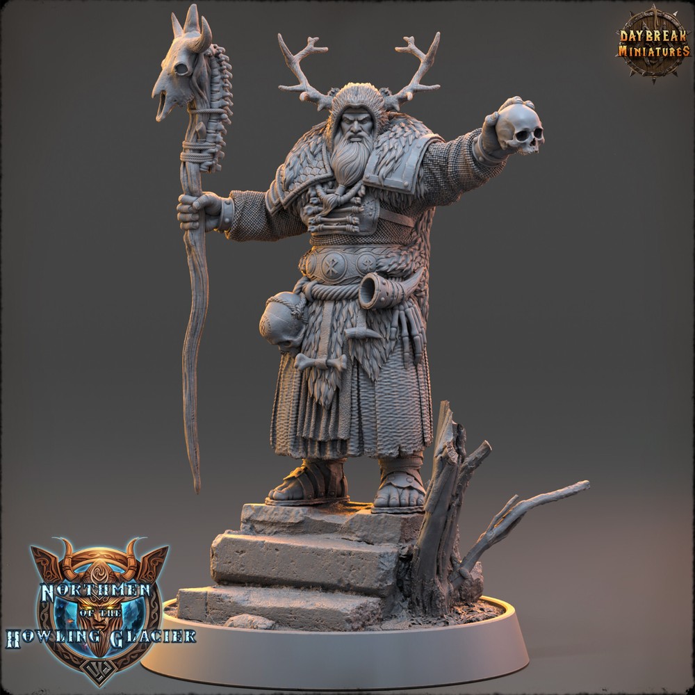 Northmen Shaman Lokur | DayBreak Miniatures |