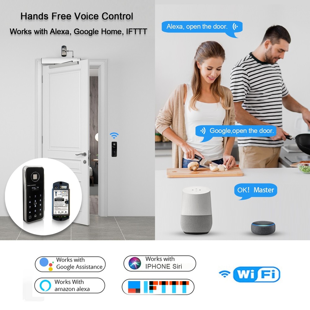 WIFI Smart Wireless Fingerprint Access Keypad Kit for Automatic Entry System