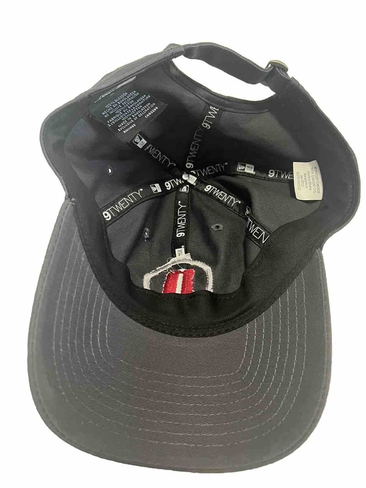 New Era 9twenty Gray Embroidered “n” OSFM Adjustable Strap back Dad Hat