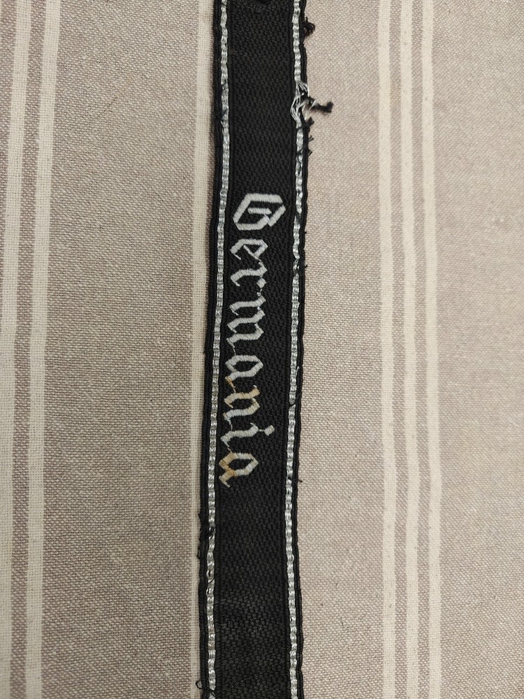 WW2 ORIGINAL GERMAN ELITE GERMANIA CUFF TITLE