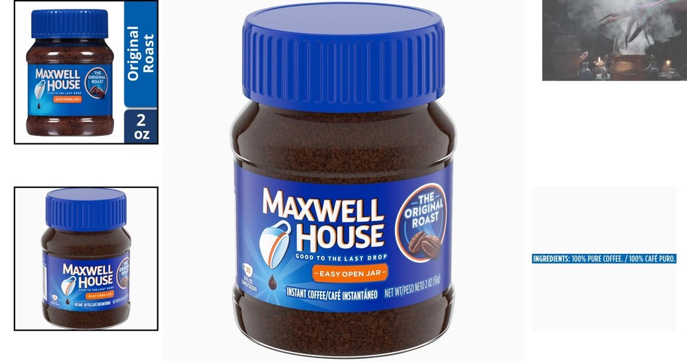 Classic 2 oz Medium Roast Instant Coffee - No Brewer Needed