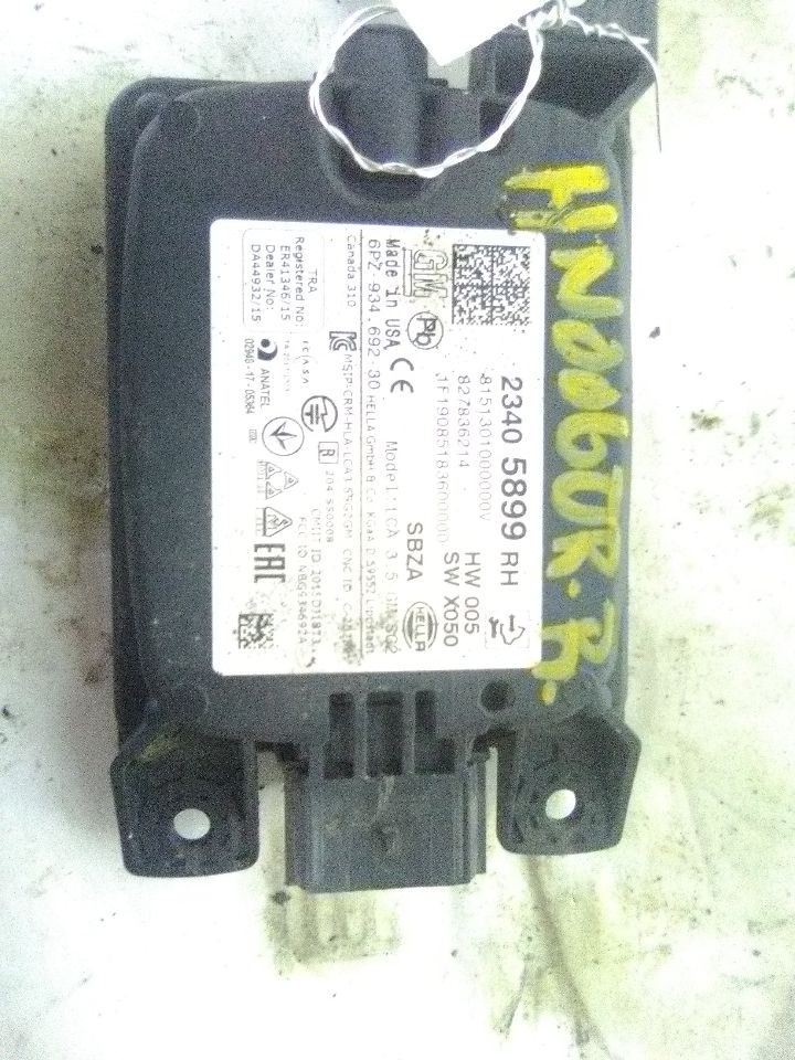 19 Cadillac Escalade Right Passenger Camera/Projector Radar Unit