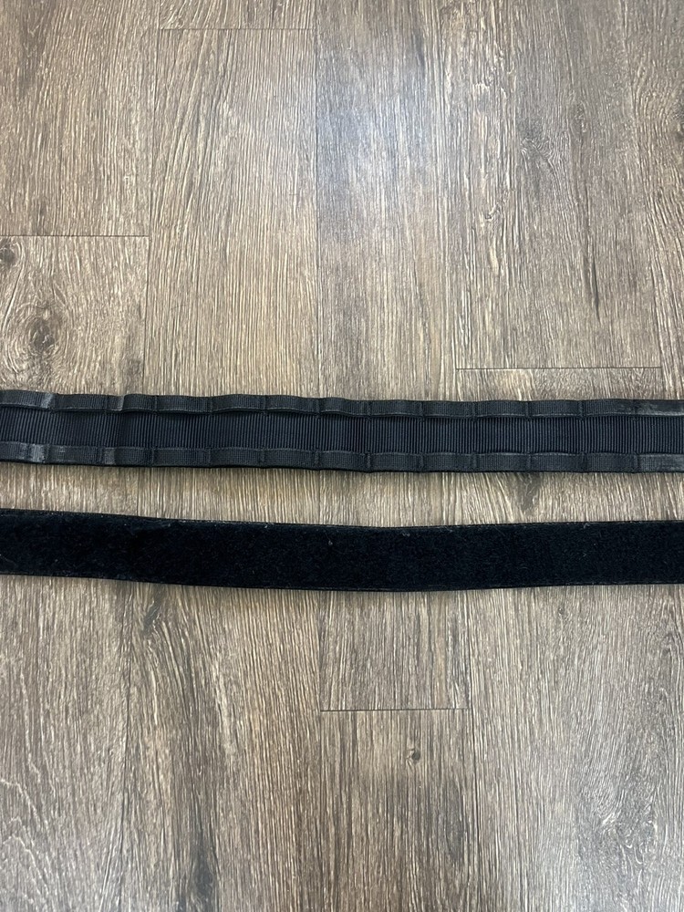 Petac Gear Tactical Molle Belt Black Medium With Under Belt