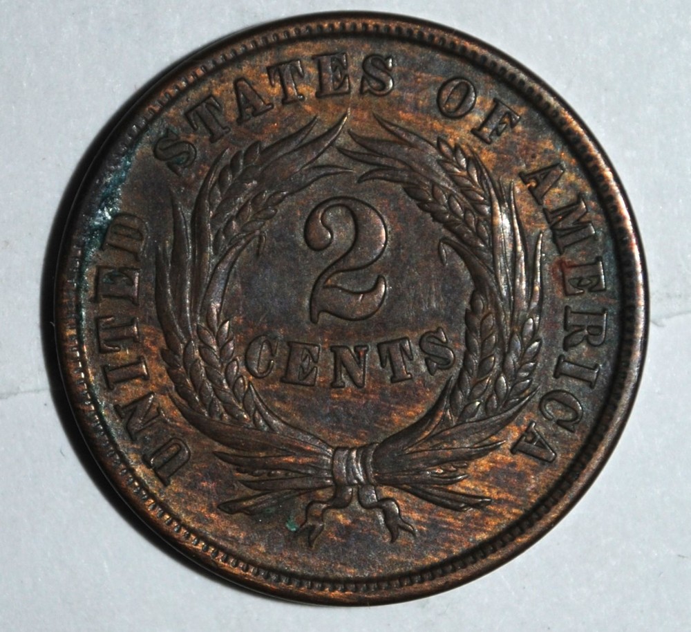 1864 Two Cent Piece {{{{3763