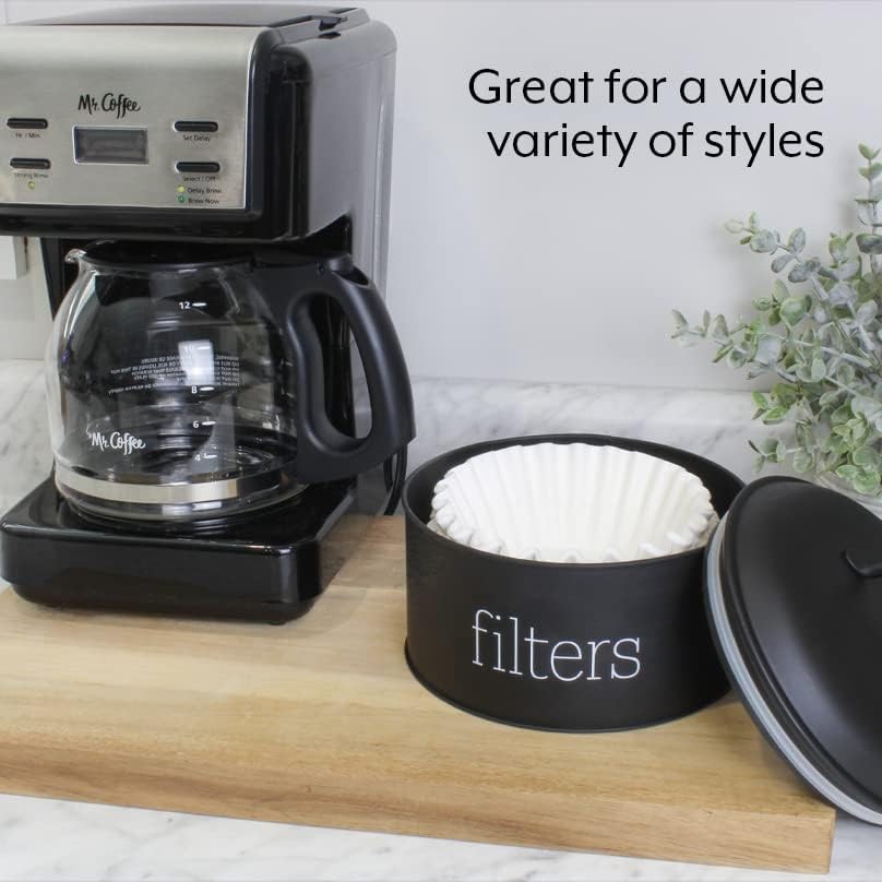 AuldHome Design Basket Coffee Filter Holder Regular (basket style), Black