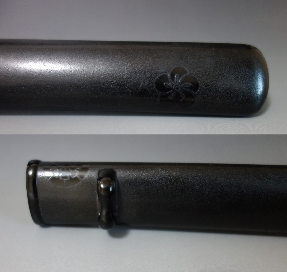 Tanto dagger NIHONTO shadow puppet saya koshirae samurai sword Edo