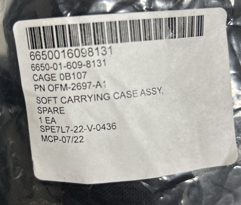 NEW* Black MOLLE II Night Vision Case