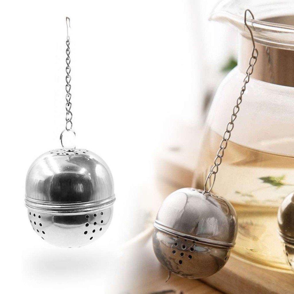 3 Pcs Tea Infuser Ball Mesh Loose Leaf Strainer Stainless Steel Secure Locking