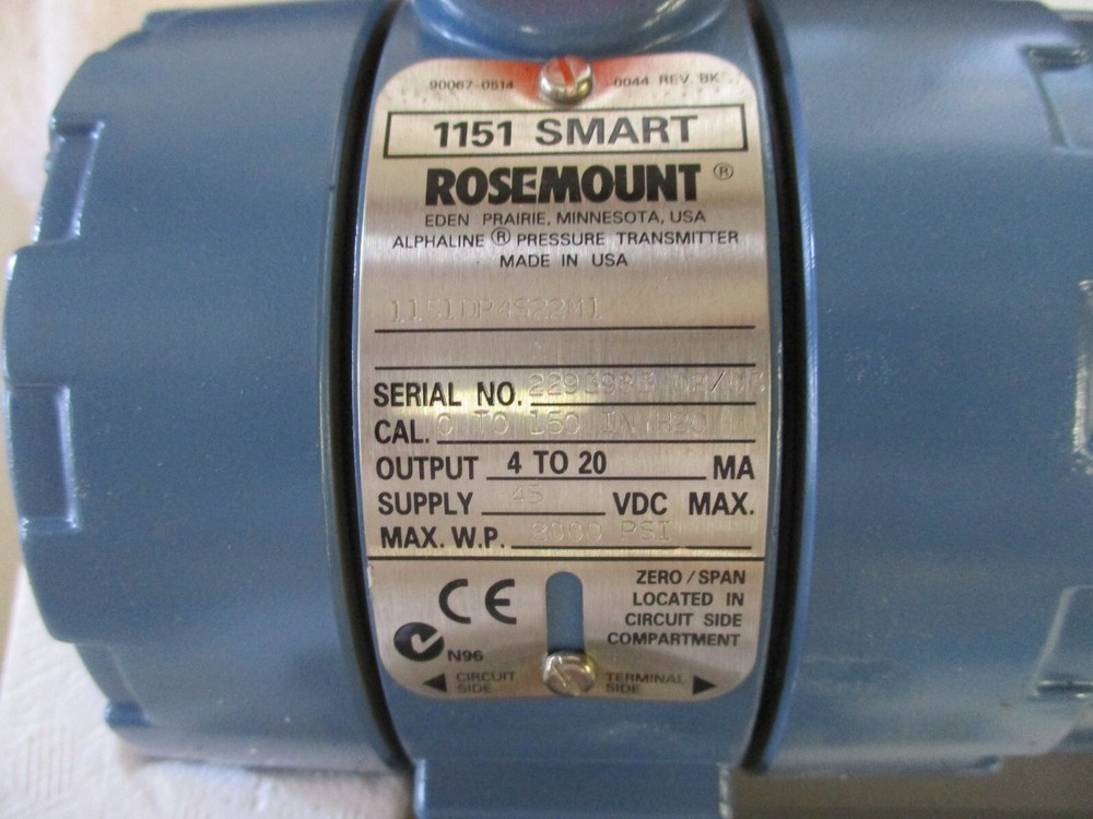 NIB ROSEMOUNT Pressure Transmitter 1151DP4S22M1