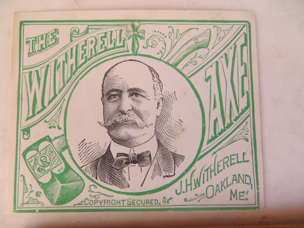 The Witherell Axe label