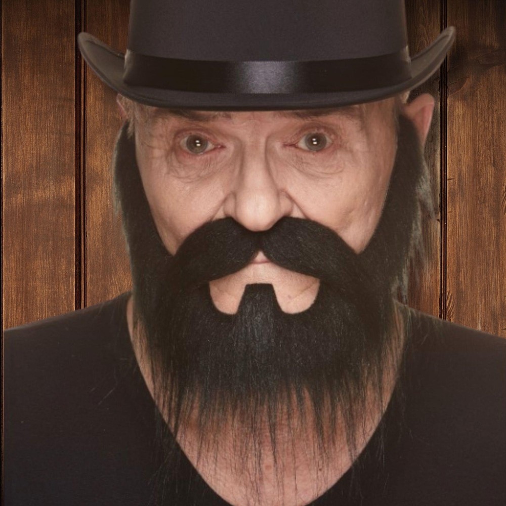 Short Black Beard Costume Accessory