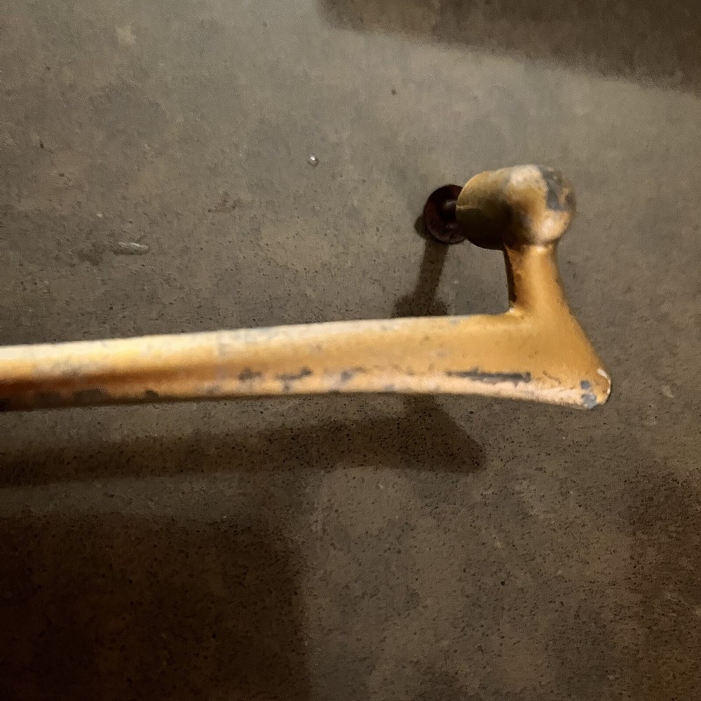 Mid Century Modern 6" Long Drawer Pull Brass /Gold Tone Metal