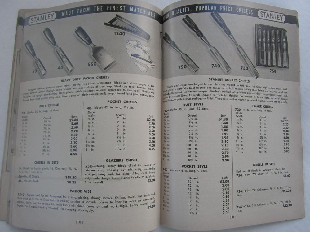 Vintage Stanley Catalog No. 53 - Do It Better With Stanley Tools