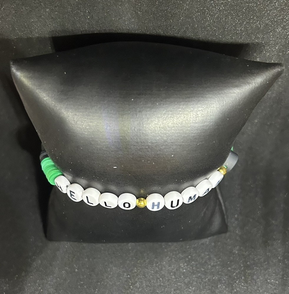 Hello Human (Alien) Heishi Bracelet