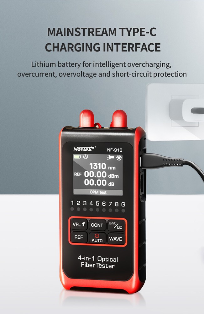 NOYAFA NF-916 Optical Meter VFL REF SC Visual Fault Z6W4