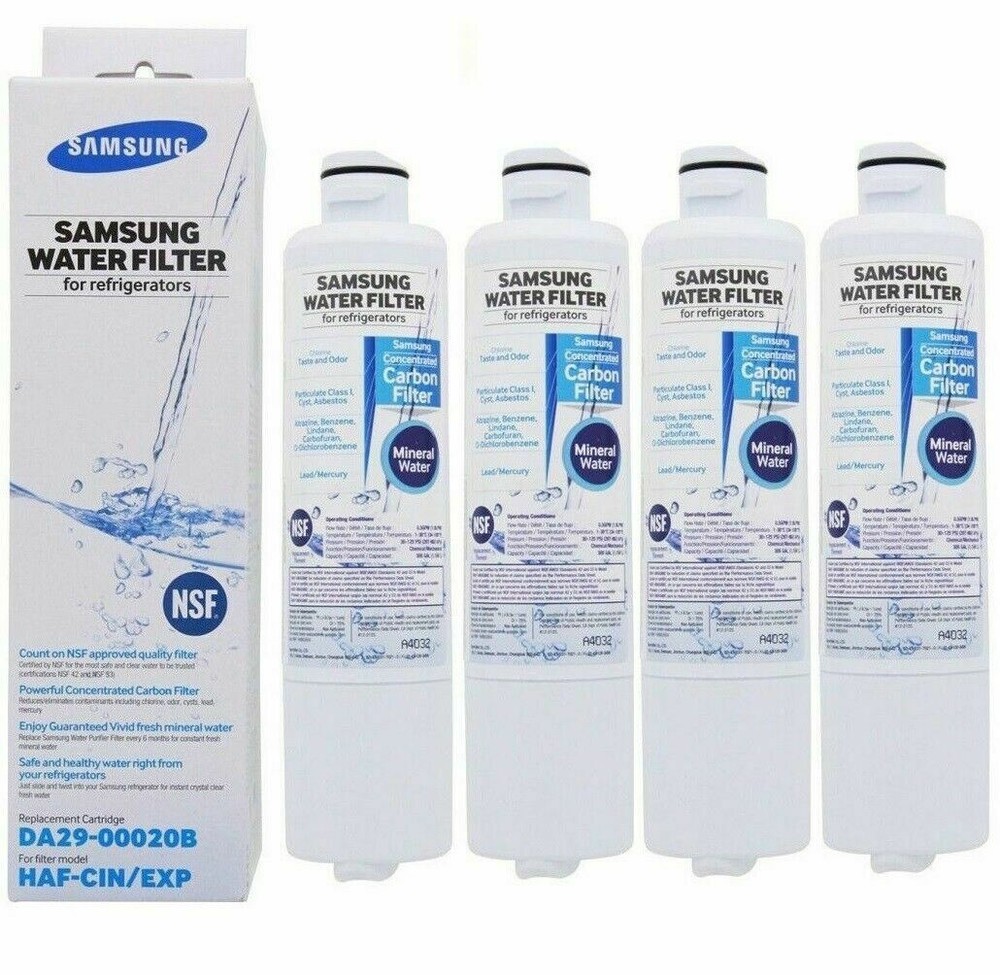 1-4 Pack SAMSUNG Hafcin DA29-00020B HAF-CIN/EXP Fresh Refrigerator Water Filter
